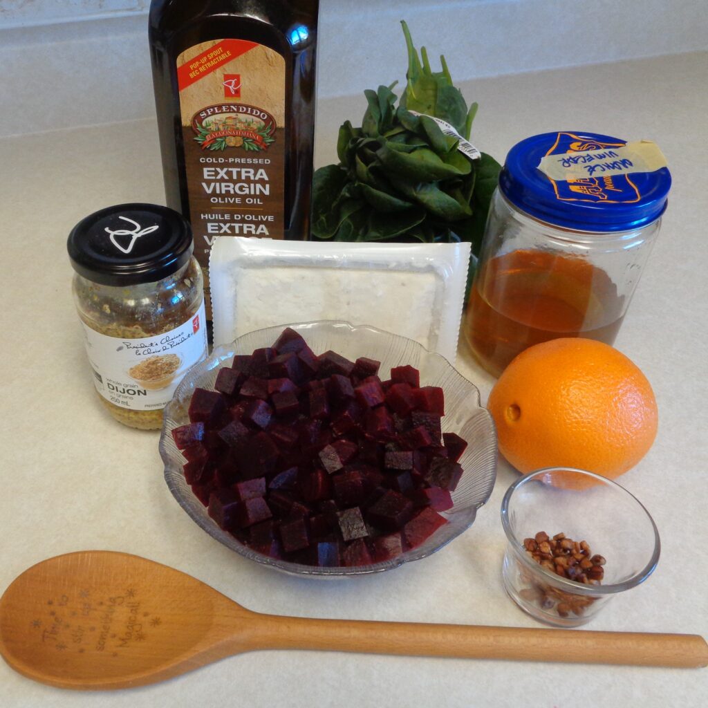 Beet Salad with Orange Vinaigrette from My Kitchen Wand