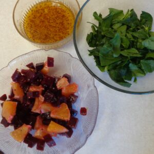 Beet Salad with Orange Vinaigrette from My Kitchen Wand