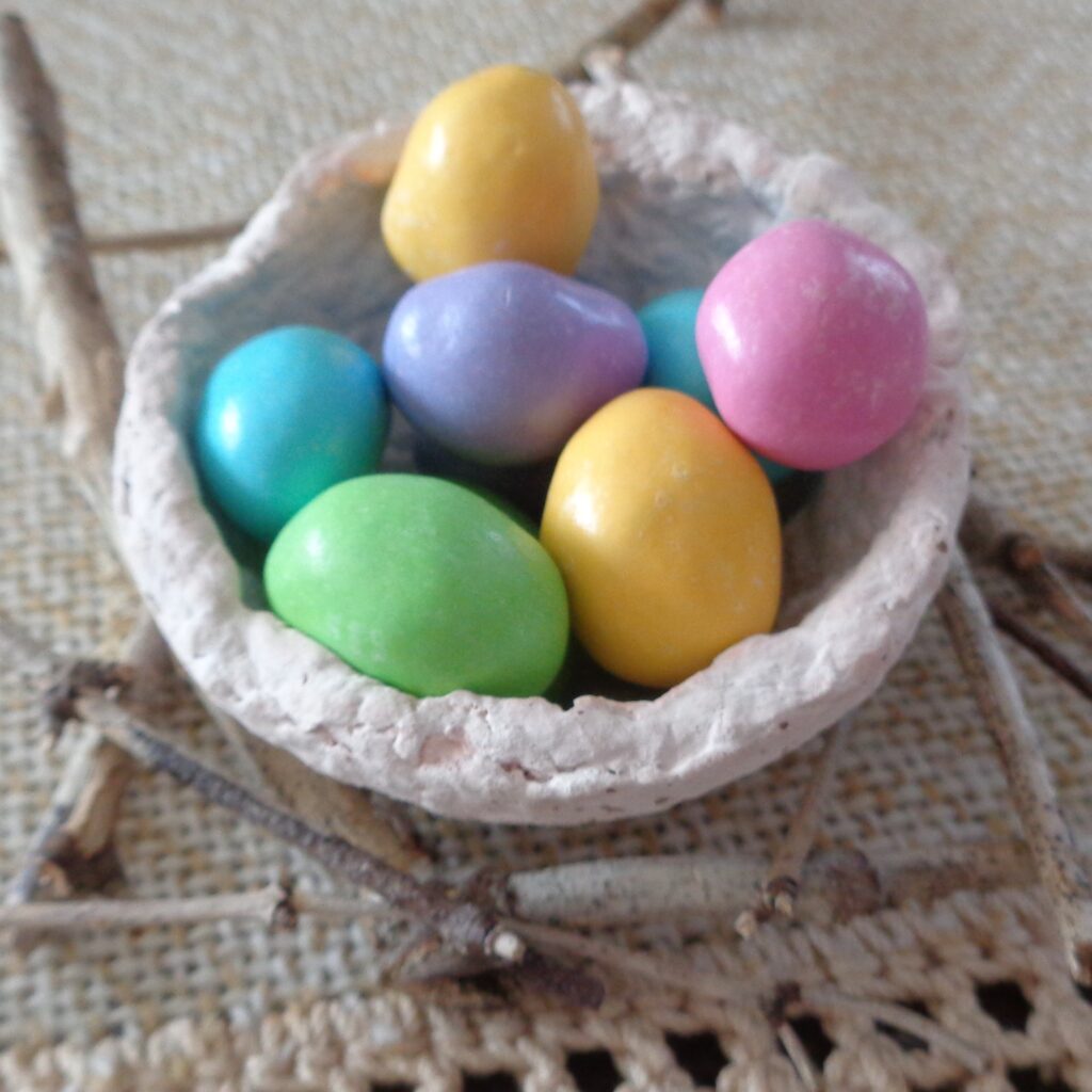 Spring Paper Egg Baskets from My Kitchen Wand