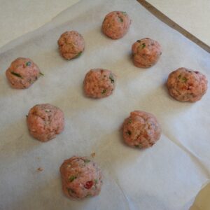 Turkey Balls with Almond flour from My Kitchen Wand