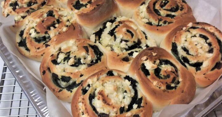 Spinach & Feta Pinwheels from My Kitchen Wand