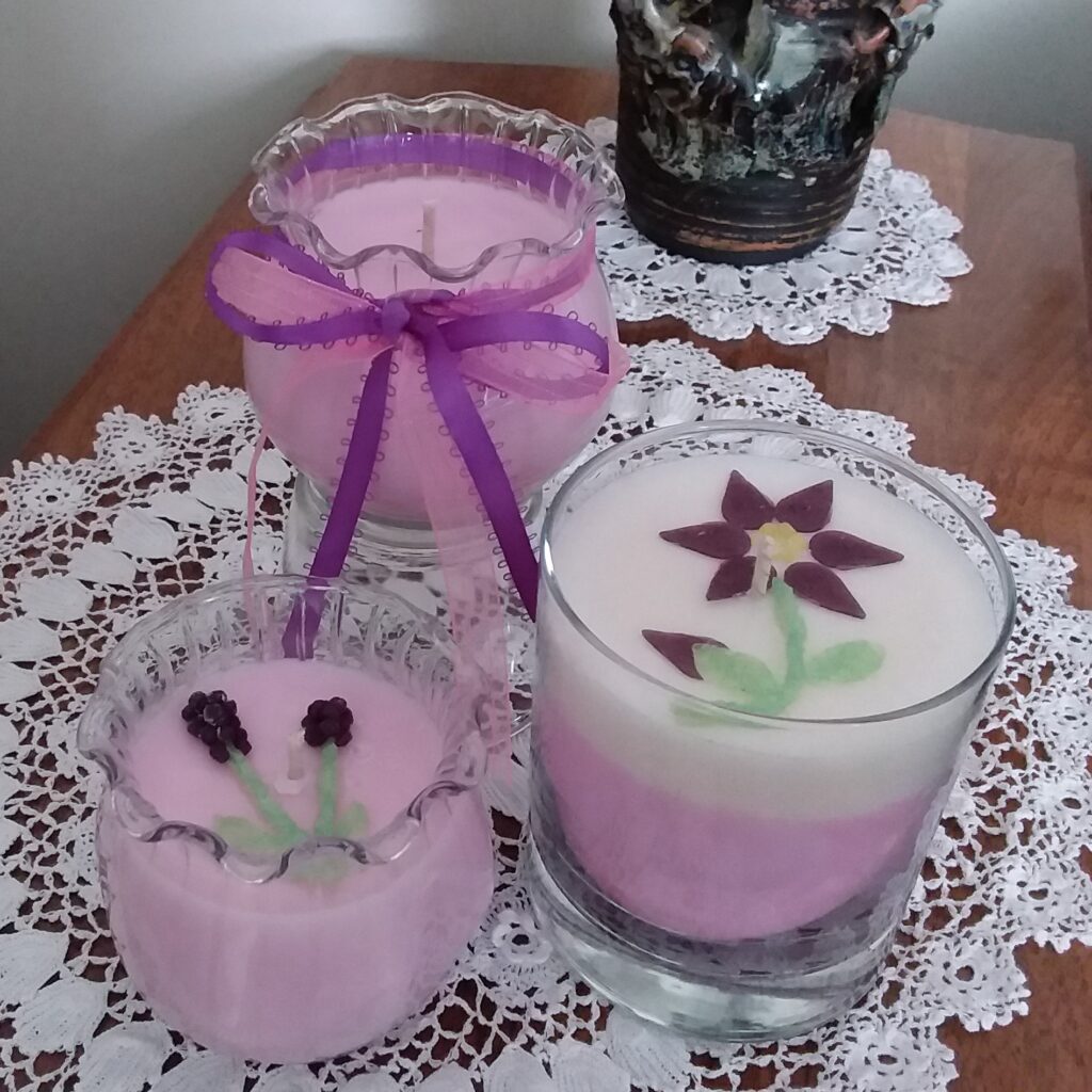 Spring/Mother'sDay Candles from My Kitchen Wand