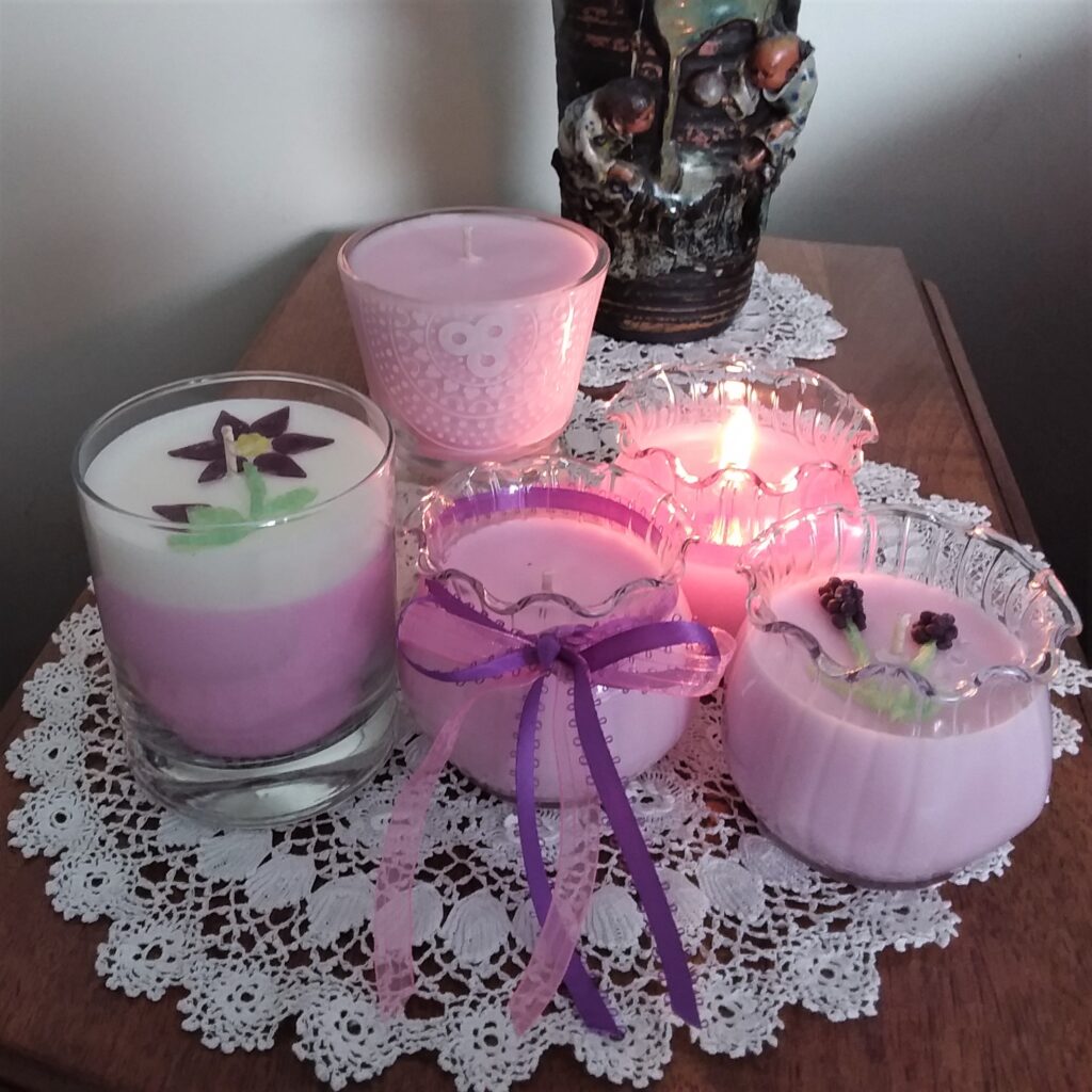 Spring/Mother'sDay Candles from My Kitchen Wand