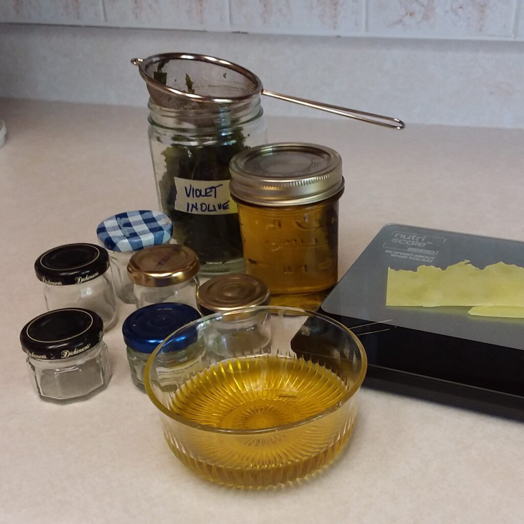 Violet Leaf Salve from My Kitchen Wand