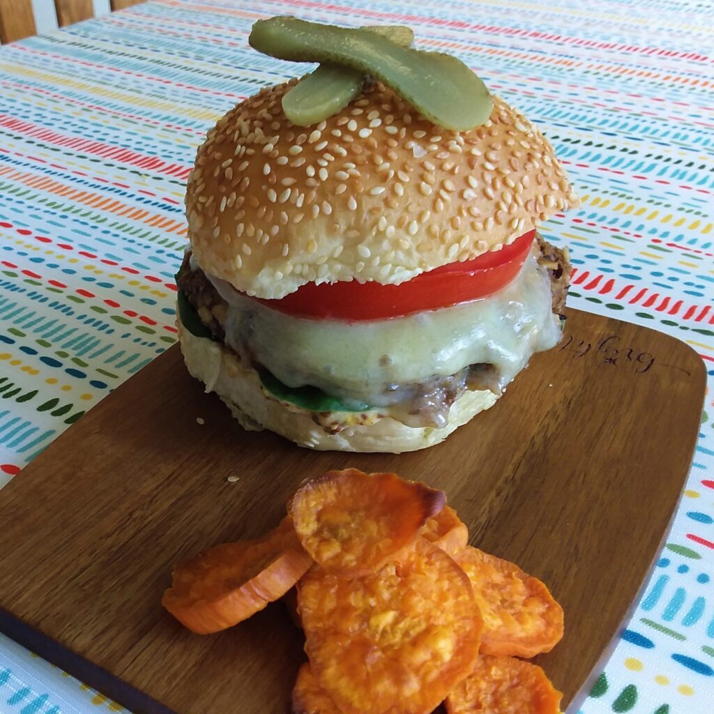 Purslane and Mushroom Bean Burgers from My Kitchen Wand